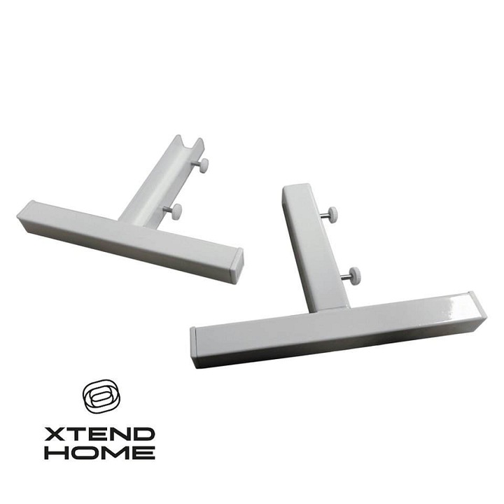 Lábak Xtend Home IR sugárzó panelekhez, fém, fehér, 185x140x20mm, 2 darabos szett