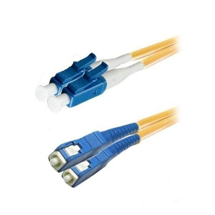 XtendLan LC-SC duplex optikai kábel 9/125 sárga 20m