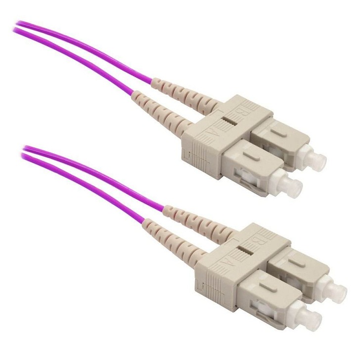 XtendLan SC-SC duplex multimódusú optikai kábel 3m OM4 50/125um