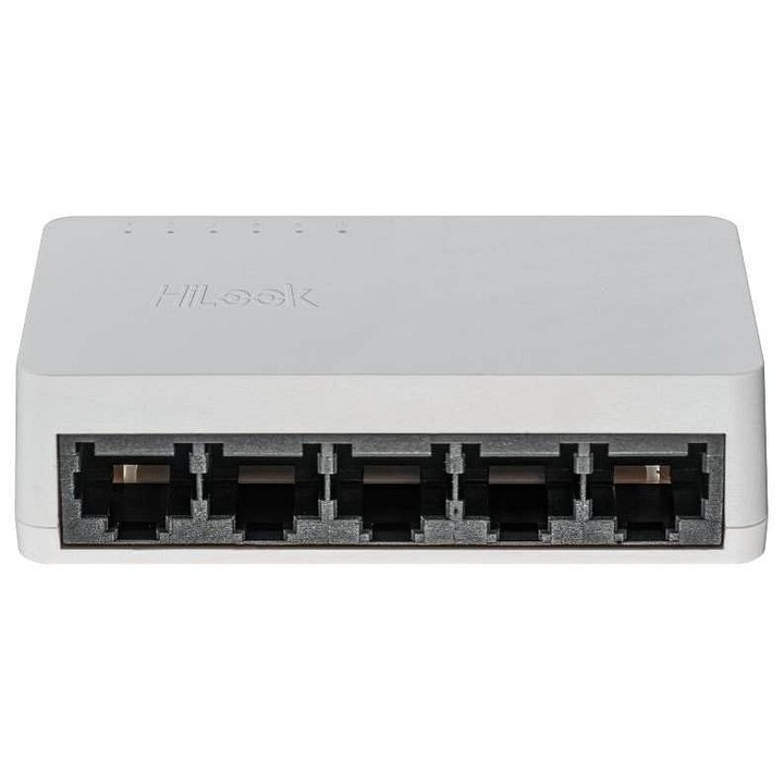 Суич HiLook NS-0505D, 5 порта Gigabit, бял, 87x51x25mm