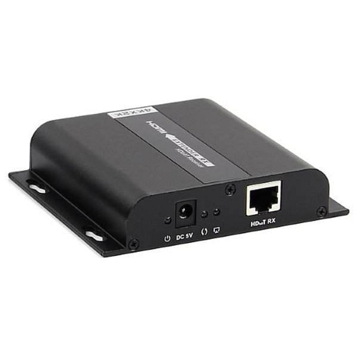 XtendLan HDMI 4K IR adó-vevő fekete 119x94x24mm