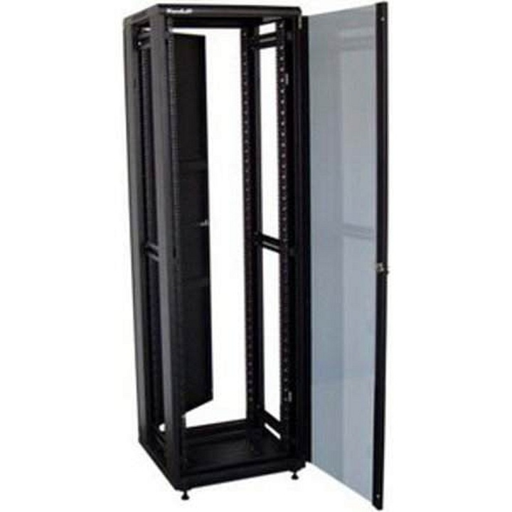 Dulap metalic XtendLan 42U, negru, 800x1000mm, usi sticla securizata, spate plin
