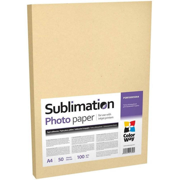 ColorWay szublimációs fotópapír A4 100g/m2 50 lap fehér
