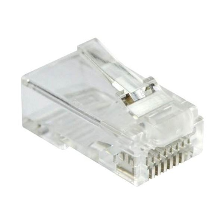 RJ-45 XTENDLAN Cat5e UTP EZ típusú csatlakozó, vezeték készlet, 100 db