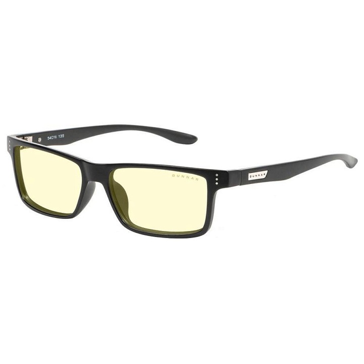 Ochelari de citit Gunnar Vertex Reader, dioptrii +2,5, negru, 54x16x133mm, lentile chihlimbar