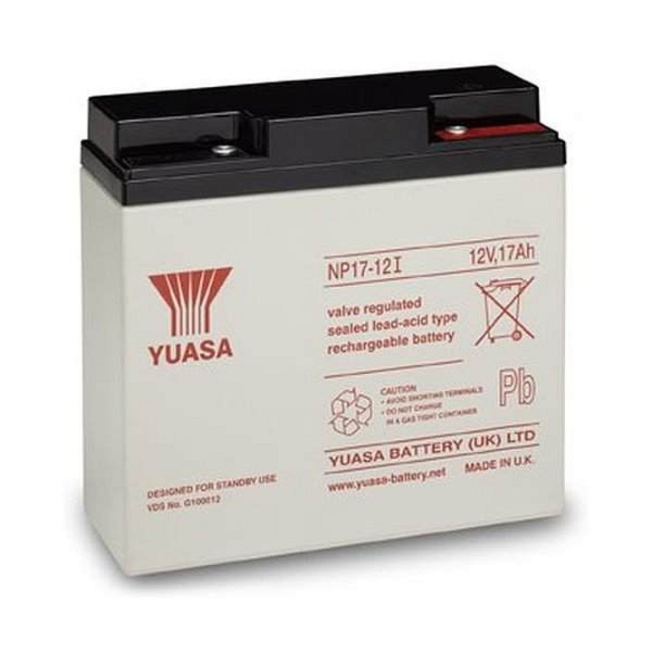 Acumulator VRLA Yuasa NP17-12I 12V 17Ah negru-alb 181x167x76mm 6.1kg