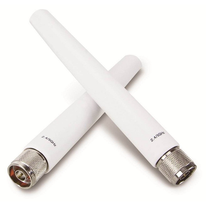 Planet ANT-OM5D-KIT kétsávos körsugárzó antenna 2,4/5 GHz fehér 180x23x23mm 2 darabos készlet