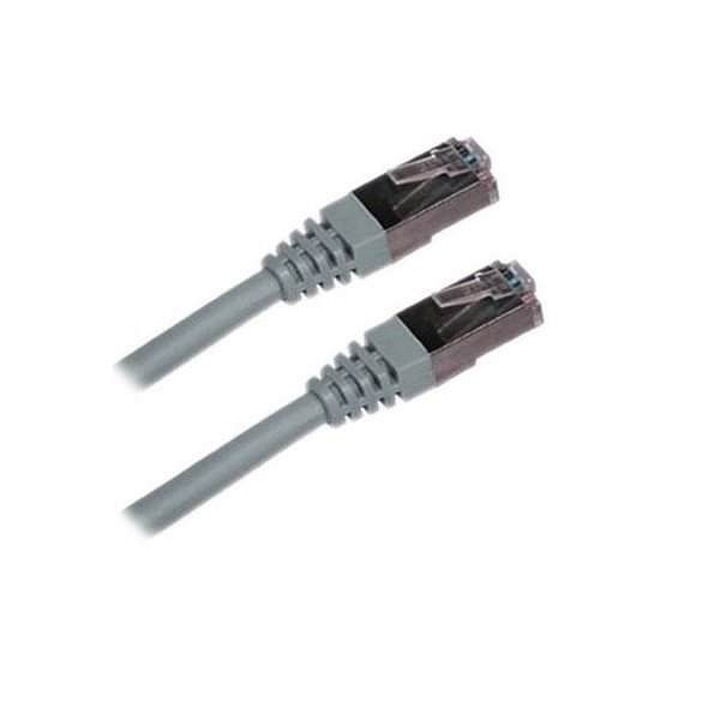 XtendLan Cat 6A S/FTP hálózati kábel, szürke, 15m