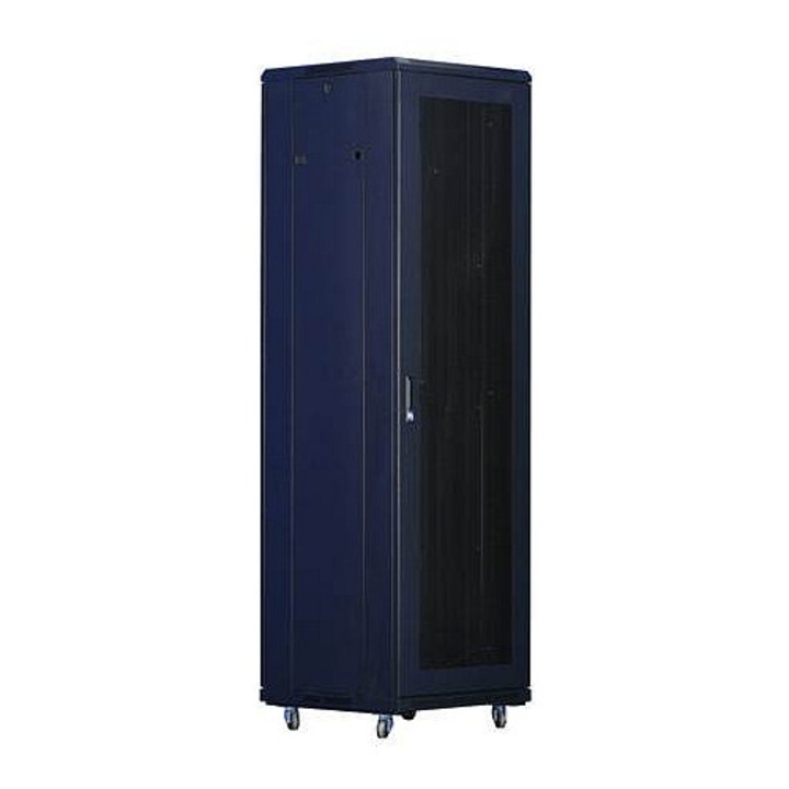 Dulap rack XtendLan 42U, negru, 800x1000x2055mm, usi perforate, capacitate 1000kg