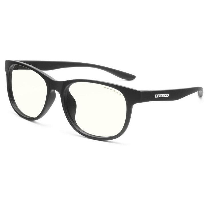 Ochelari gaming Gunnar Rush Onyx, negru, 130x133mm, lentile clare