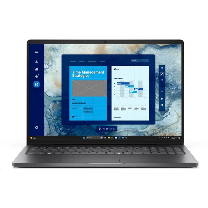 Laptop Dell Pro 16, Intel Core i5, 8GB, 512GB SSD, 16" FHD+, fekete, 14.09x9.91x0.82 in