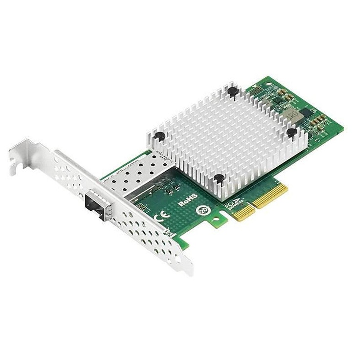 XTENDLAN XL-ENW-1016 hálózati kártya 10Gbps SFP+ zöld-ezüst 133,1x120x21mm