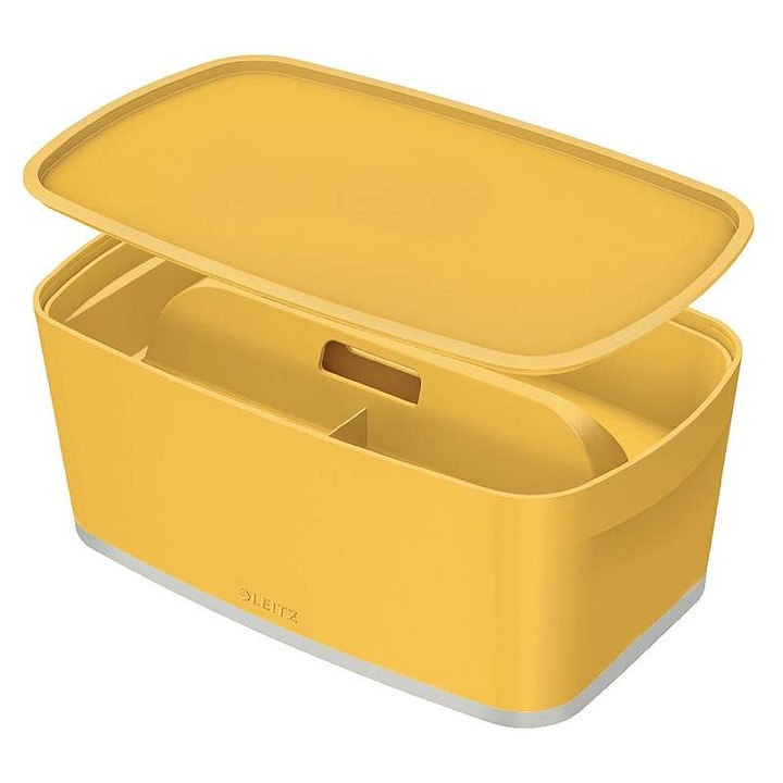 Leitz MyBox Cosy tárolódoboz készlet meleg sárga szürke 31.8x12.8x19.1cm