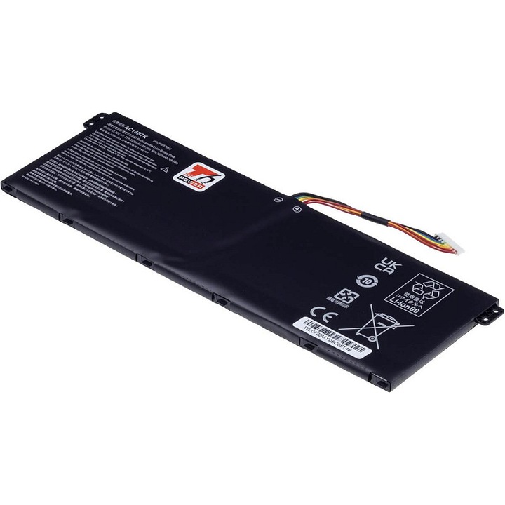 T6 Power laptop akkumulátor 3320mAh fekete 247x84x5mm