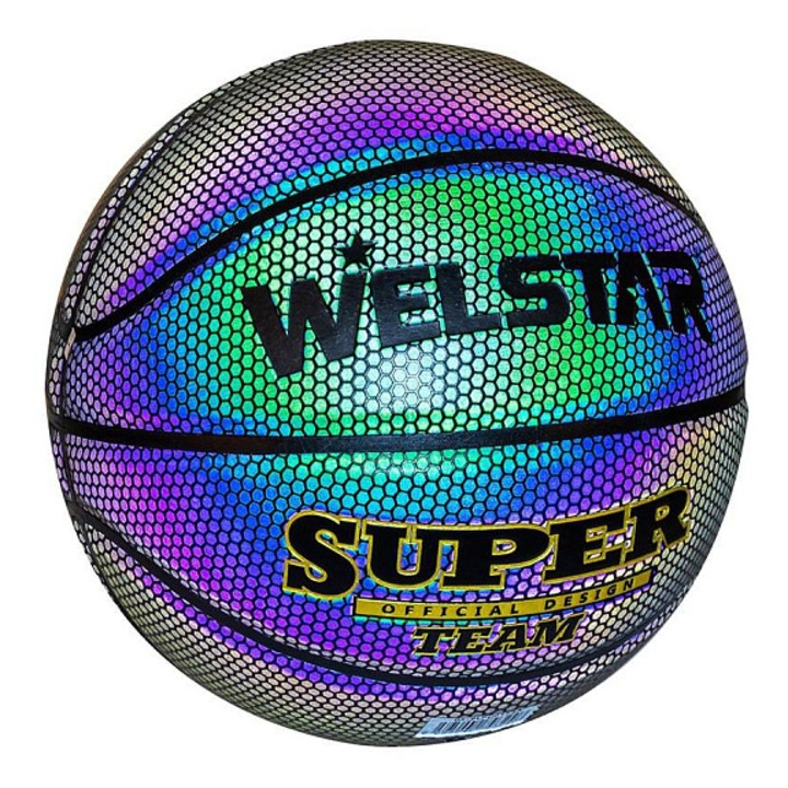 Welstar 7 reflexív PU kosárlabda, többszínű