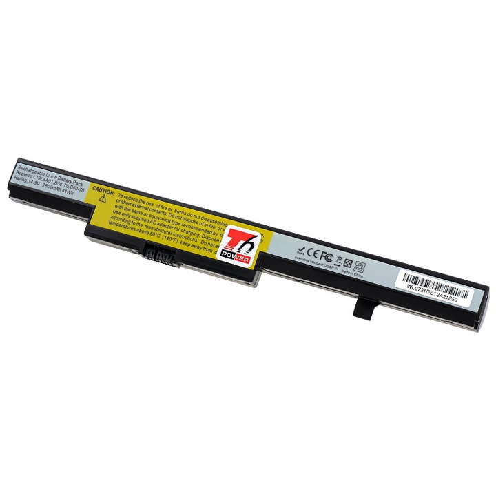 T6 Power laptop akkumulátor 2600mAh 14.8V fekete 270x33x21mm