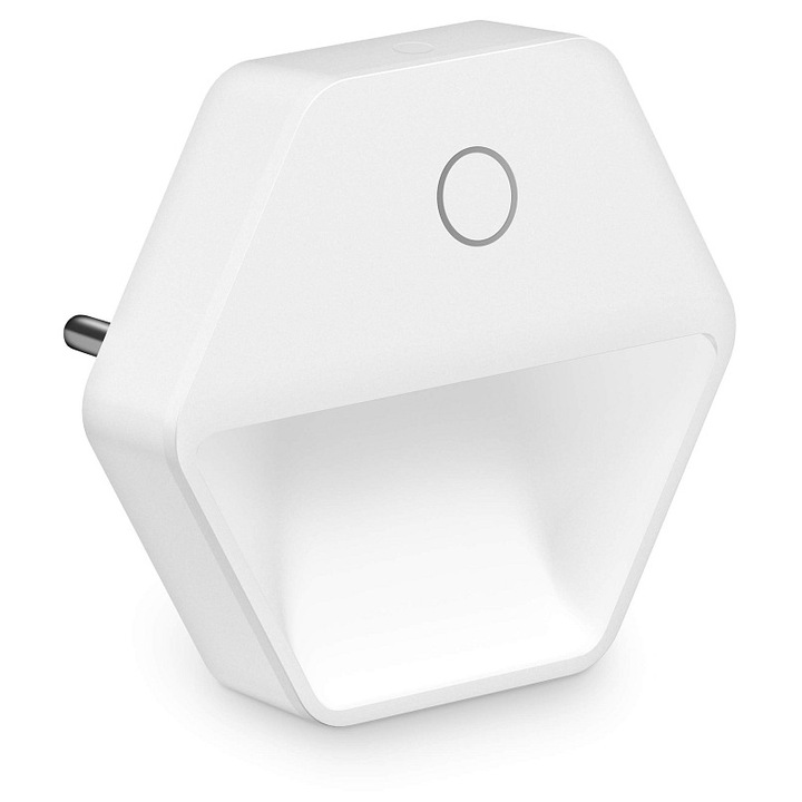 Connect IT Sparkle 2 éjjeli lámpa, LED, fehér, 70x78x58mm