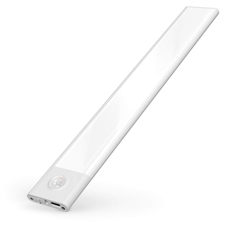 Lumina LED mágneses Connect IT Cabinetlight M, mozgásérzékelő, fehér, 300x42x9mm
