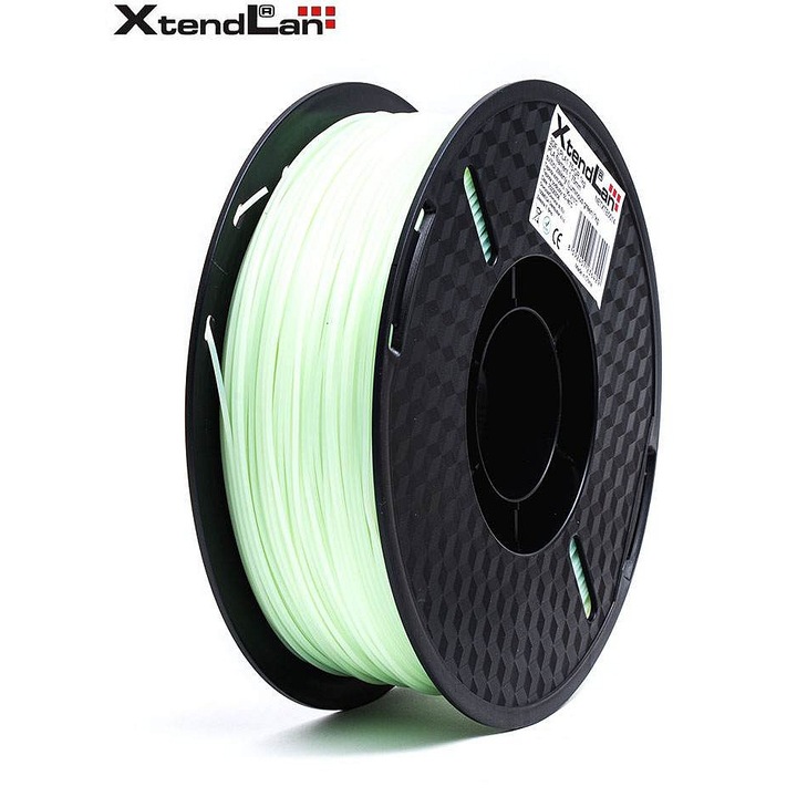 Filament PLA XtendLan 1,75mm foszforeszkáló zöld 1kg