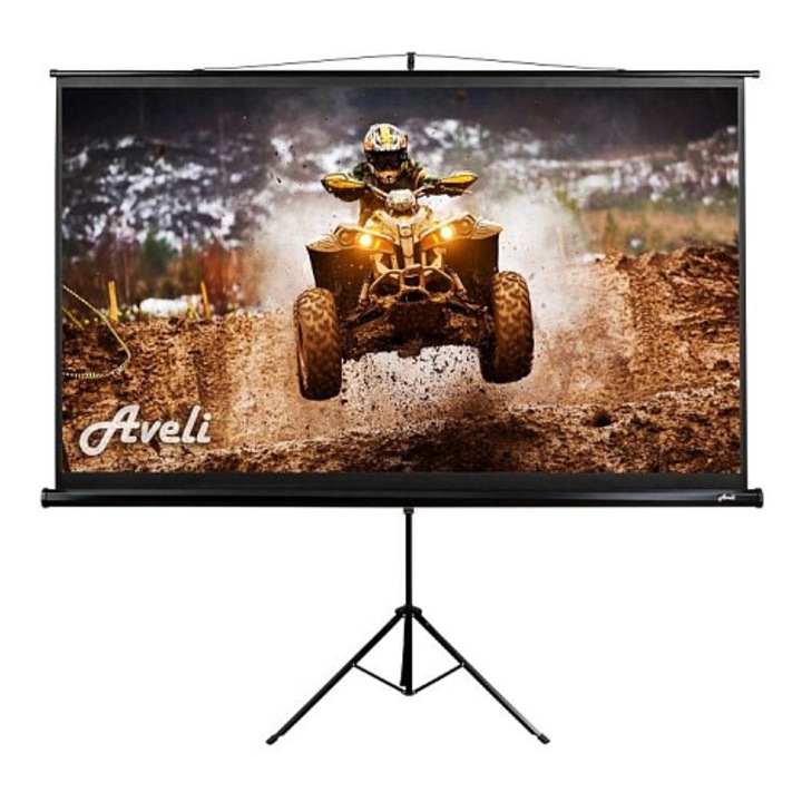 Aveli vetítővászon 265x149cm 16:9 fekete-fehér 120"