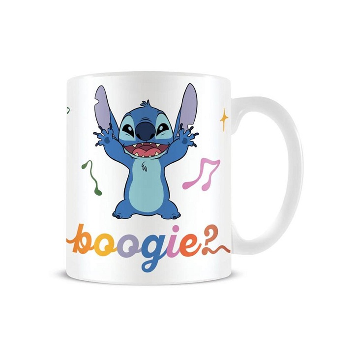Kerámia bögre Pyramid Lilo és Stitch 315ml kék