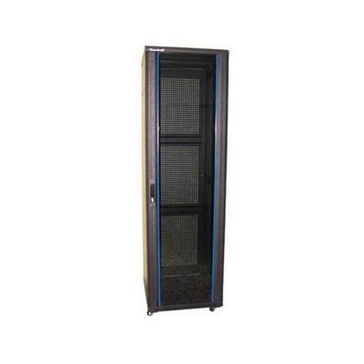 Dulap metalic XtendLan 47U, negru, 800x1000x2277mm, usi sticla securizata perforate
