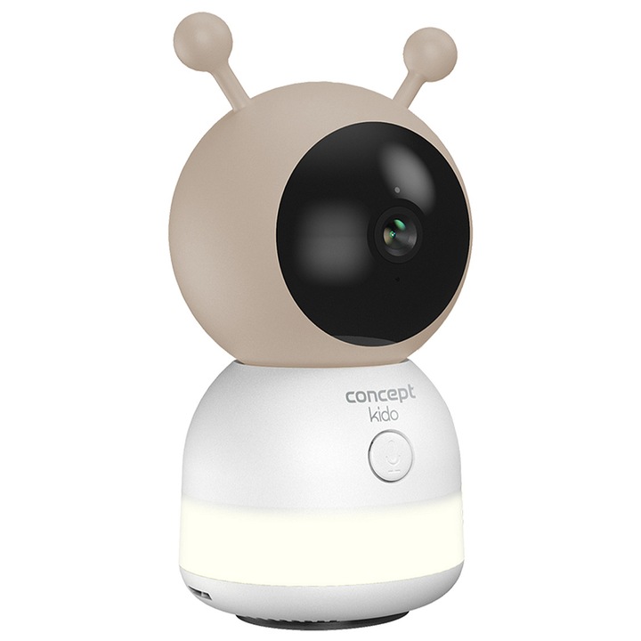 Kiegészítő kamera Concept KD0010, bébiőr videó monitorhoz, fehér, 8x15cm