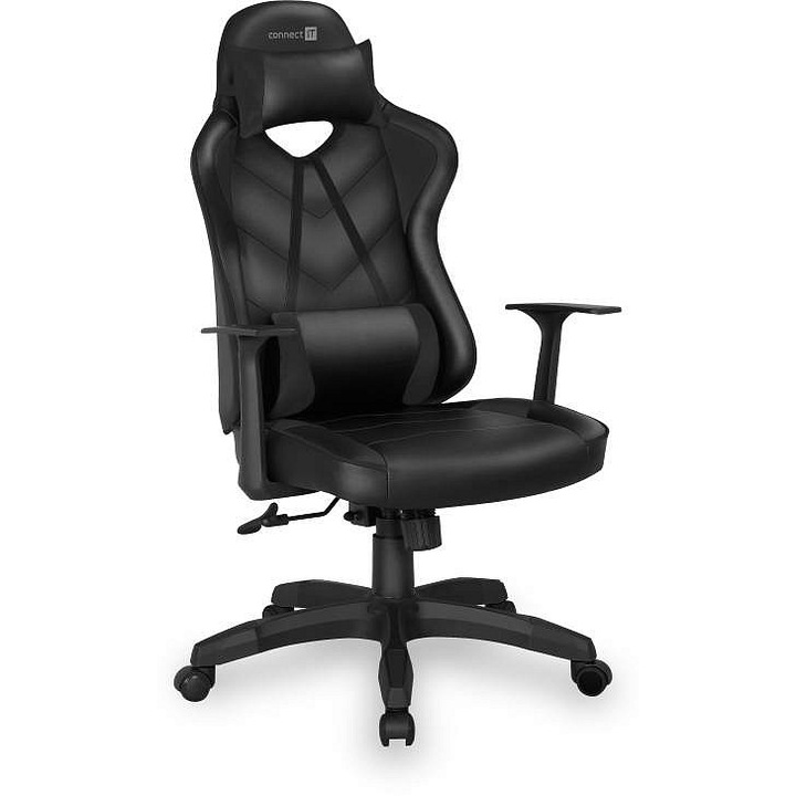Connect IT LeMans Pro ergonomikus gamer szék, fekete, 68x67x121.5cm