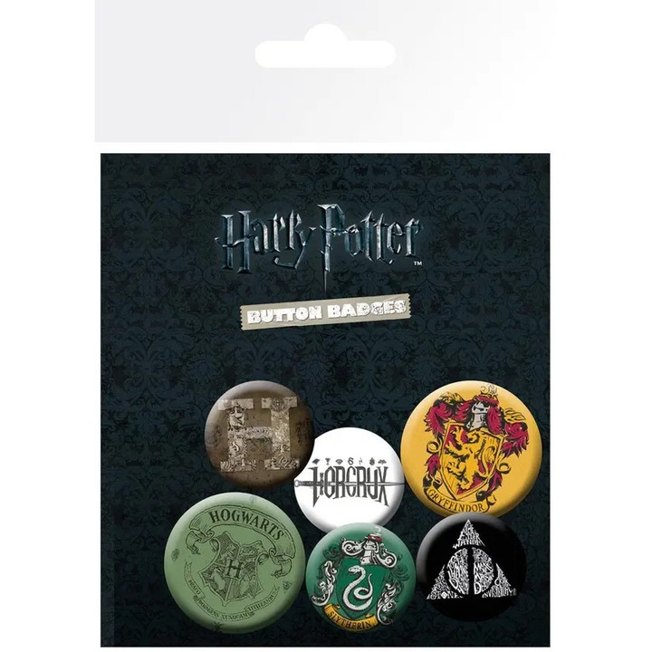 Harry Potter többszínű jelvénykészlet