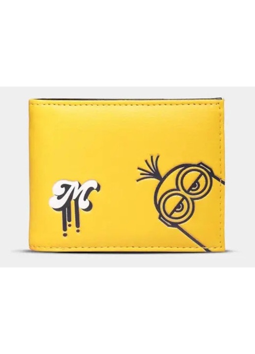 Portofel bifold copii Minions galben universal