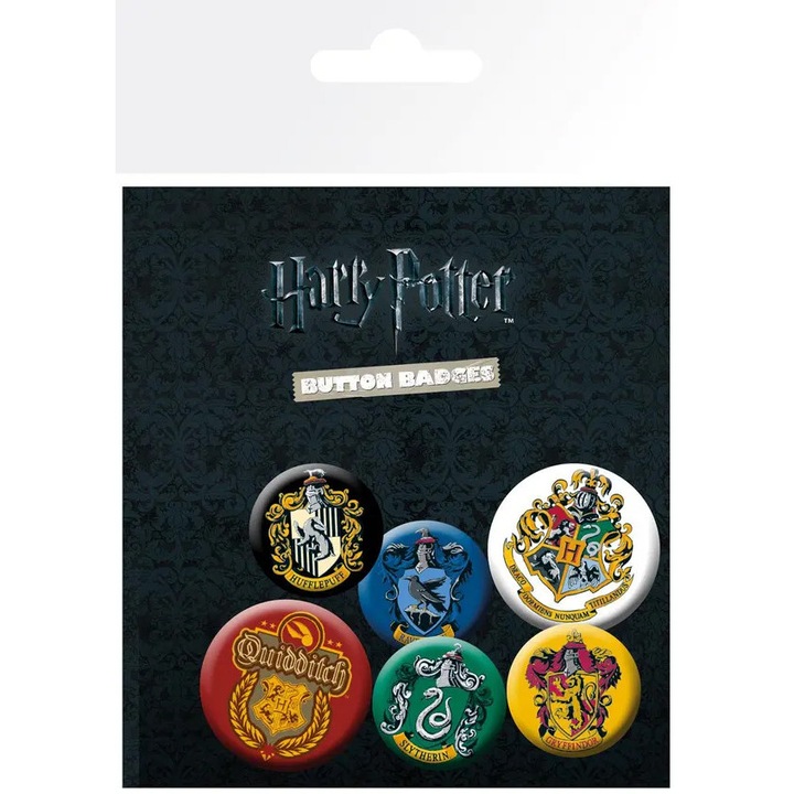 Harry Potter jelvény szett, többszínű