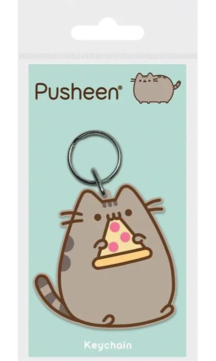 Breloc Pusheen Pizza multicolor