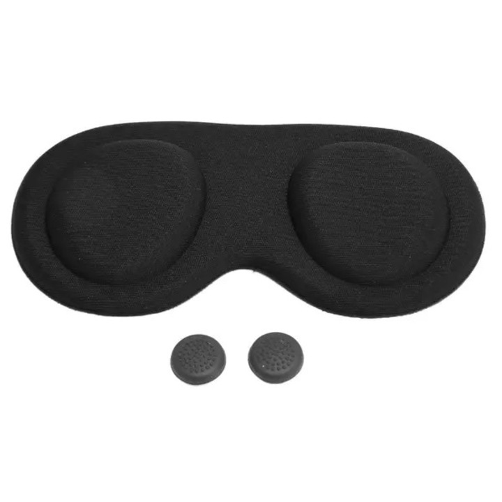 Capac de protectie pentru lentile VR compatibil PICO 4, husa anti-praf si anti-zgarieturi cu 2 capace pentru joystick, negru, CJ-FQ-K0384-260409-2797