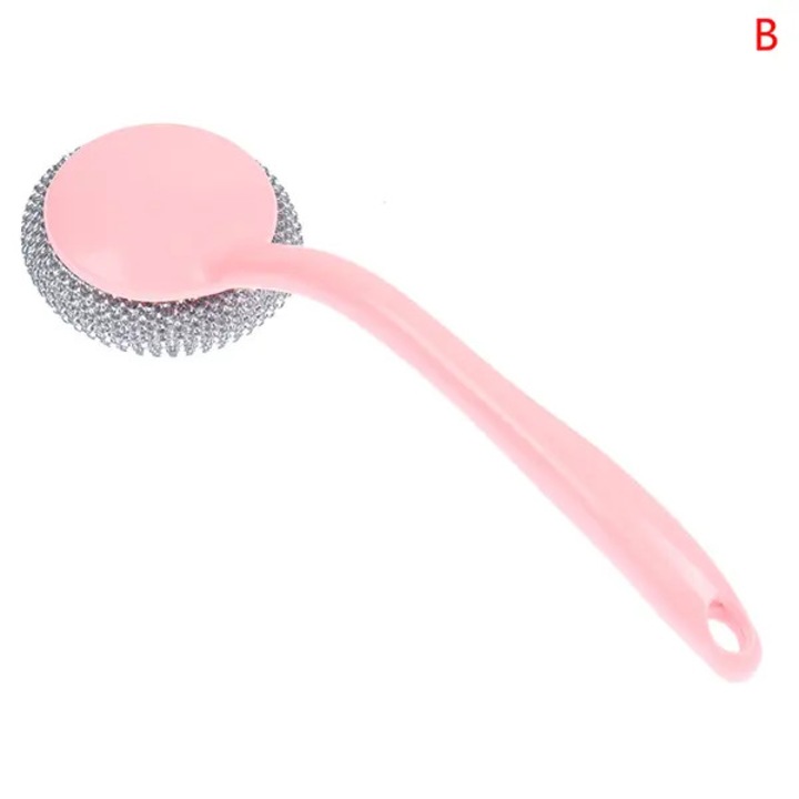 Perie sarma cu maner pentru curatare cazan si vase, 1 buc
