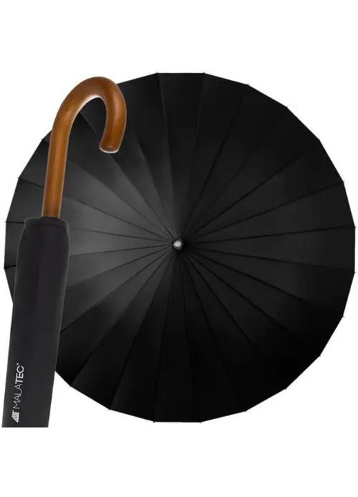 Férfi esernyő Classic 124 cm fekete
