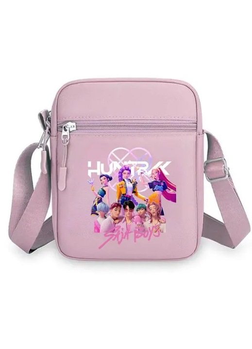 Kis négyzet alakú gyermek táska, K-Pop mintával, többszínű
