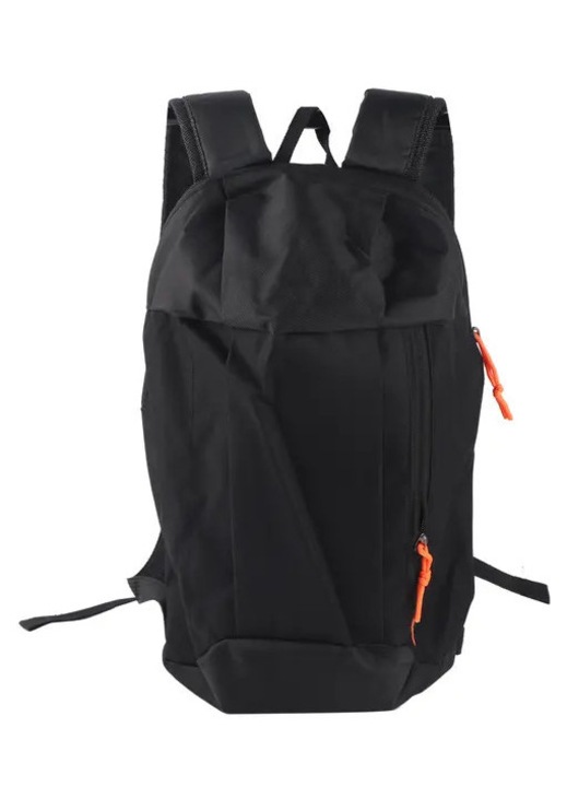 Unisex hátizsák, vászon, könnyű, fekete