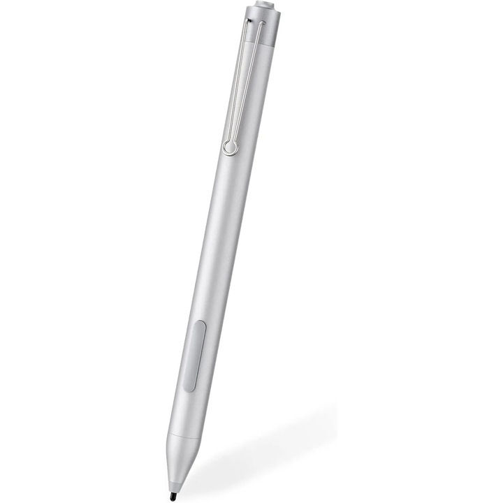 Stylus activ pentru Surface, control buton personalizat, sensibilitate tactila, negru