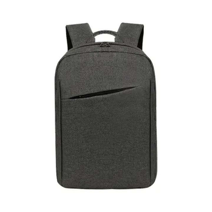 Vízálló laptop hátizsák férfiaknak, vászon, hétköznapi, fekete, 1 rekeszes