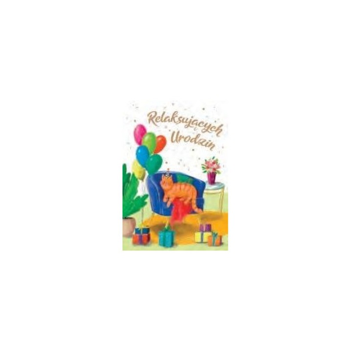 Felicitare AbCard Urodziny cu plic si urari interior