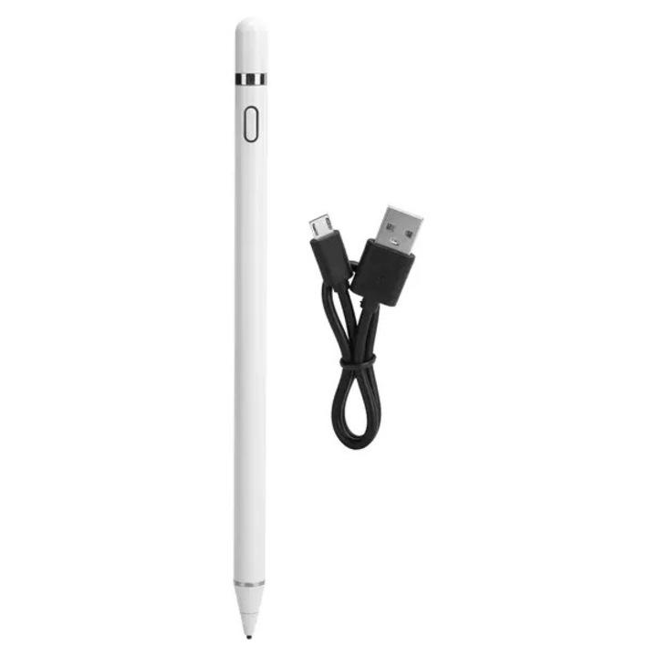 Stylus capacitiv universal cu varf de cupru K811 alb