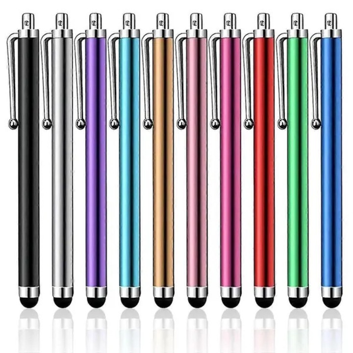 Set 10 stylus universal pentru ecran tactil capacitiv, negru