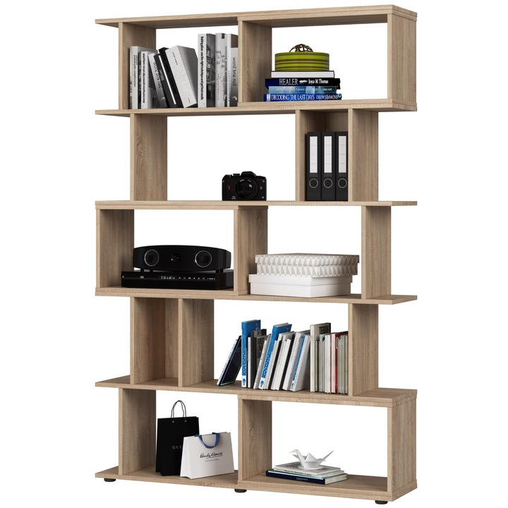 Akord Raft 120x177x28.4cm sonoma tölgy laminált forgácslap 16mm ABS élzárás