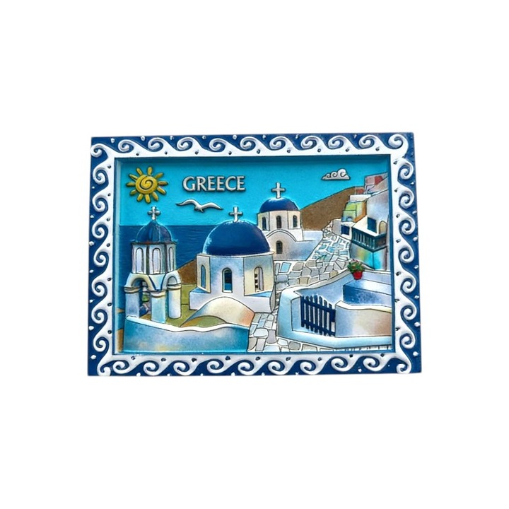 Set 12 magneti decorativi Tradesor, poliester, multicolor, 12x8cm