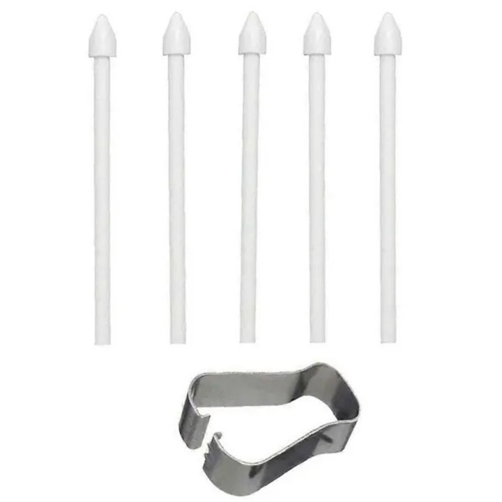 Varfuri stylus universale albe set