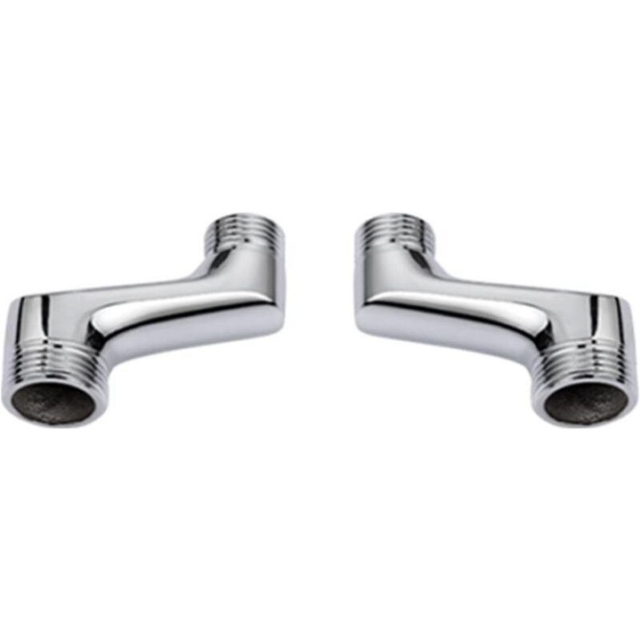 Excentrikus sárgaréz adapter, állítható csatlakozás 1/2-ről 3/4 hüvelykre, komplett készlet