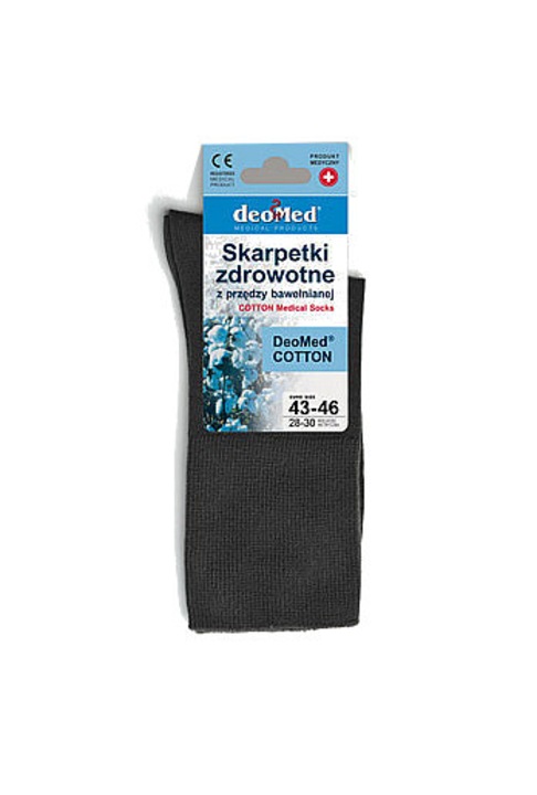 JJW Deo Med Cotton Silver zokni 35-46 – sötétszürke 39-42