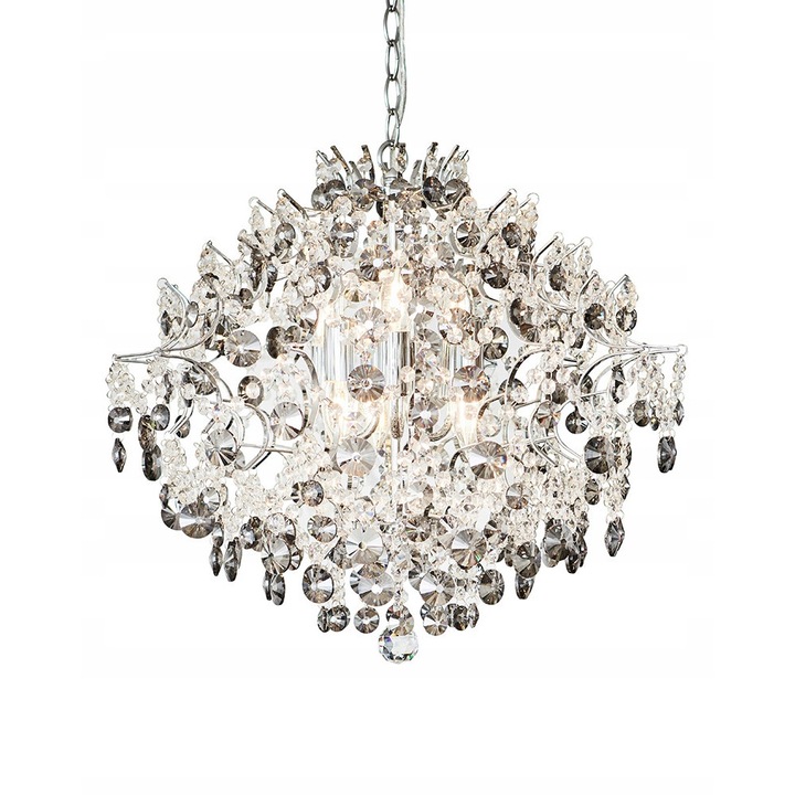 Lampa suspendata Markslöjd Hidden Gem, 6 becuri E14, crom