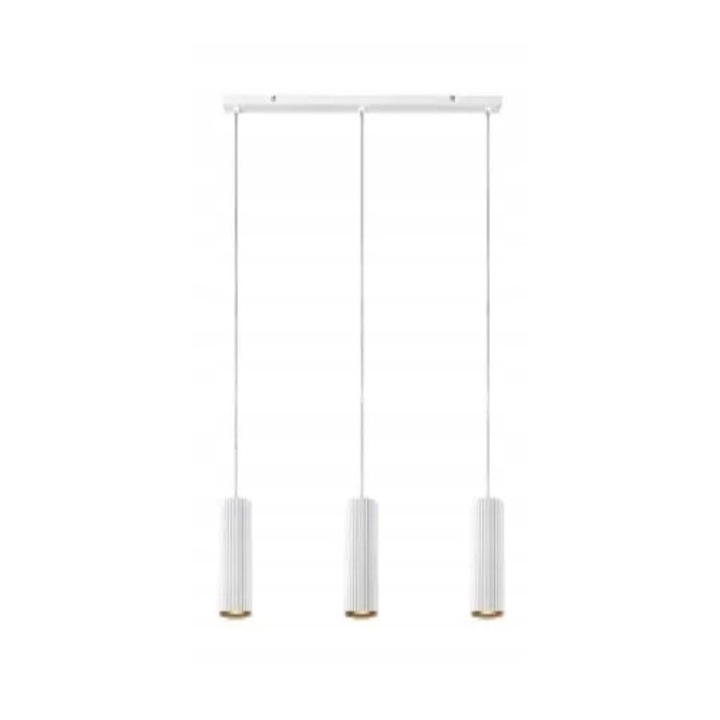 Lampa suspendata COSTILLA 108466 - Design scandinav, metal alb