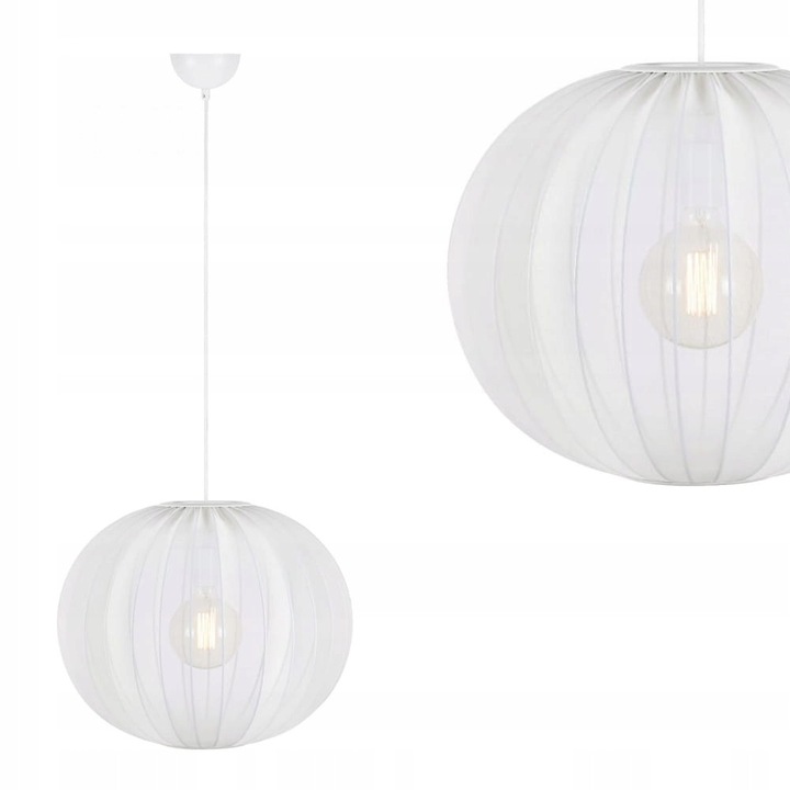 Lampa suspendata FLORENCE 50 cm, alb, nailon, E27, Markslojd